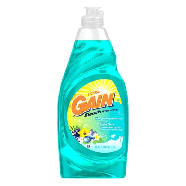 Gain Ultra Dishwashing Liquid Dish Soap, Honeyberry Hula Scent, 21.6 Fl Oz