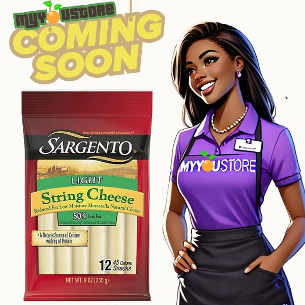 Cheese - Sargento Cheese String Mozzarella Light 12 Pack - 9 Oz
