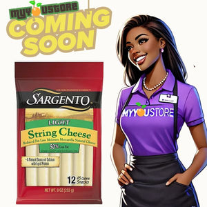Cheese - Sargento Cheese String Mozzarella Light 12 Pack - 9 Oz