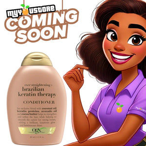 Ever Straightening + Brazilian Keratin Therapy Hair-Smoothing Conditioner with Coconut Oil, Cocoa Butter & Avocado Oil, Paraben-Free, Sulfate-Free...