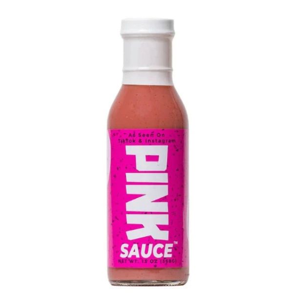 Pink Sauce Gluten-Free, Vegan, Sweet & Tangy Sauce, 13 oz Bottle