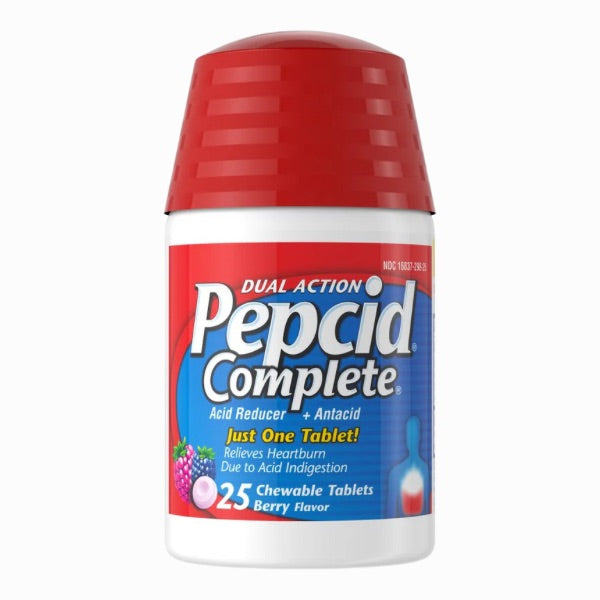 Pepcid Acid Reducer And Antacid Chewable Tablets, 25ct