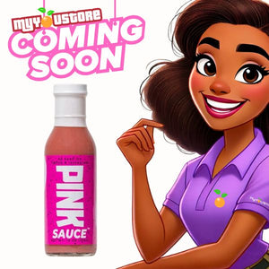 Pink Sauce Gluten-Free, Vegan, Sweet & Tangy Sauce, 13 oz Bottle