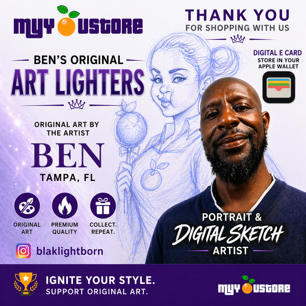 Ben’s (Tampa Street Artist) Original Art Lighters Gift Card (MyYouStore)