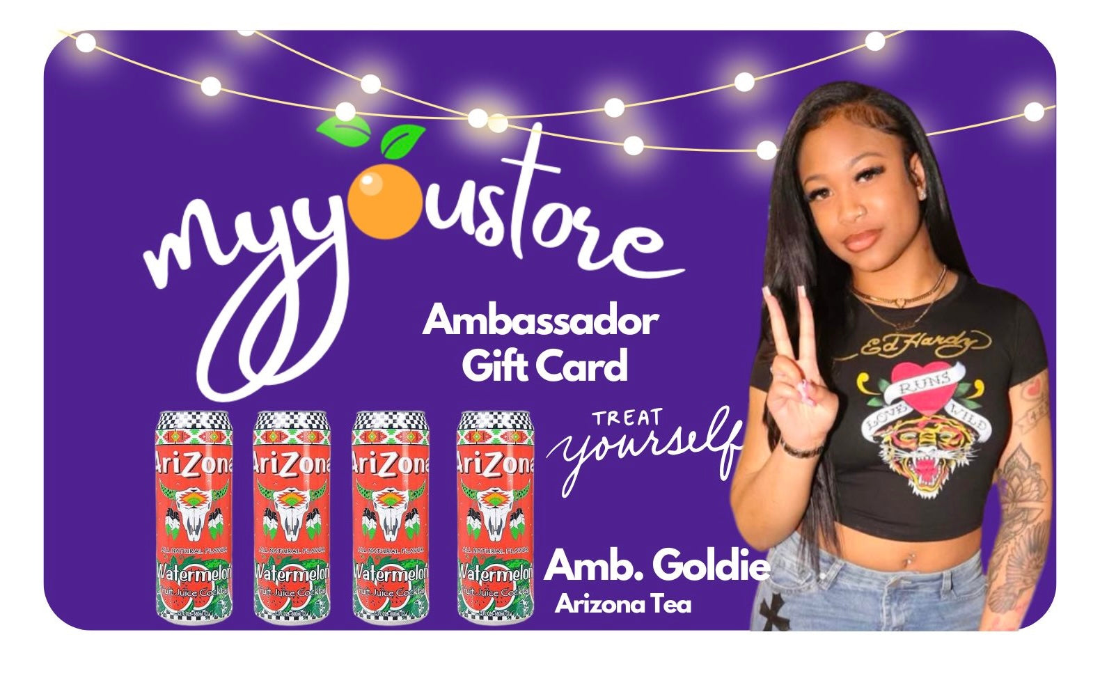 Ambassador Goldie MyYouStore Gift Card