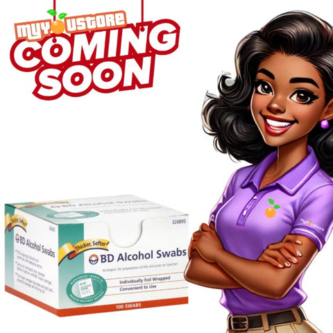 BD Alcohol Swabs 100ct