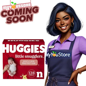 Baby Diapers Size Newborn (up to 10 lbs), 128ct, Huggies Little Snugglers