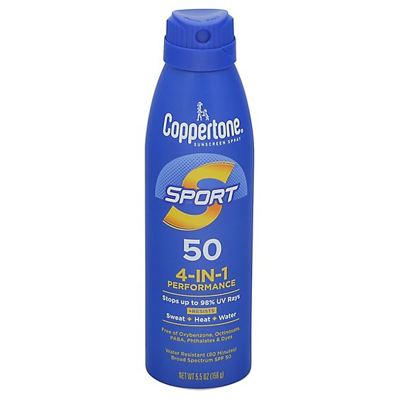 Coppertone Sports SPF 50 Complete Spray - 5.5 Oz