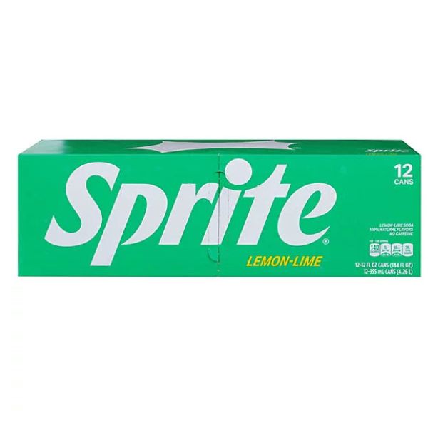 Sprite Soda Pop Lemon Lime 12 pack
