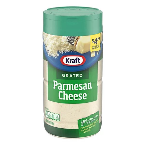 Kraft Grated Parmesan Cheese - 8 Oz
