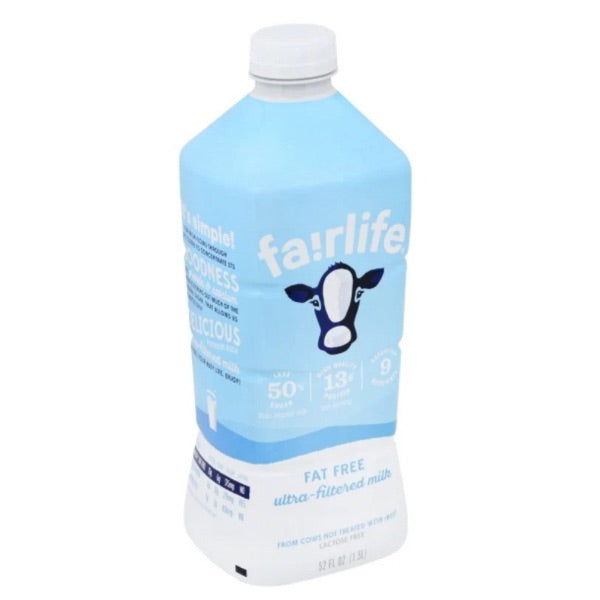 Milk - Fairlife Milk, Ultra-Filtered, Fat Free 52 OZ