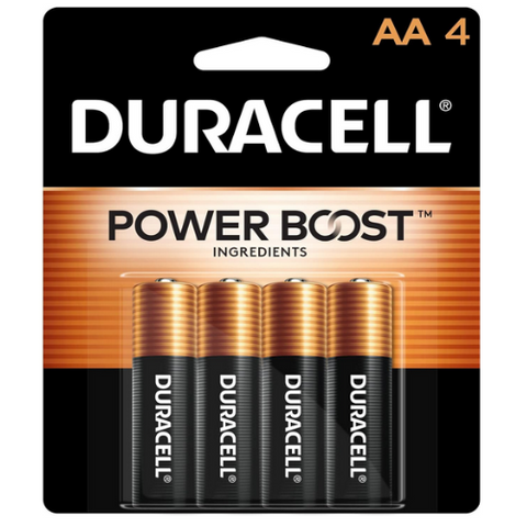 DURACELL AA 4 PACK