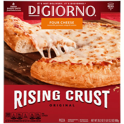 DiGiorno Four Cheese Frozen Pizza with Rising Crust 28.2OZ