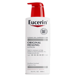 Eucerin Original Healing Rich Body Lotion, Body Lotion for Dry Skin, 16.9 Fl Oz Pump Bottle