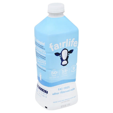 Milk - Fairlife Milk, Ultra-Filtered, Fat Free 52 OZ