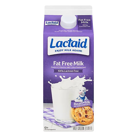 Milk - Lactaid California Fat Free Milk - 64 Oz