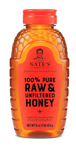 Nature Nate's 100% Pure, Raw & Unfiltered Honey, 16 oz.
