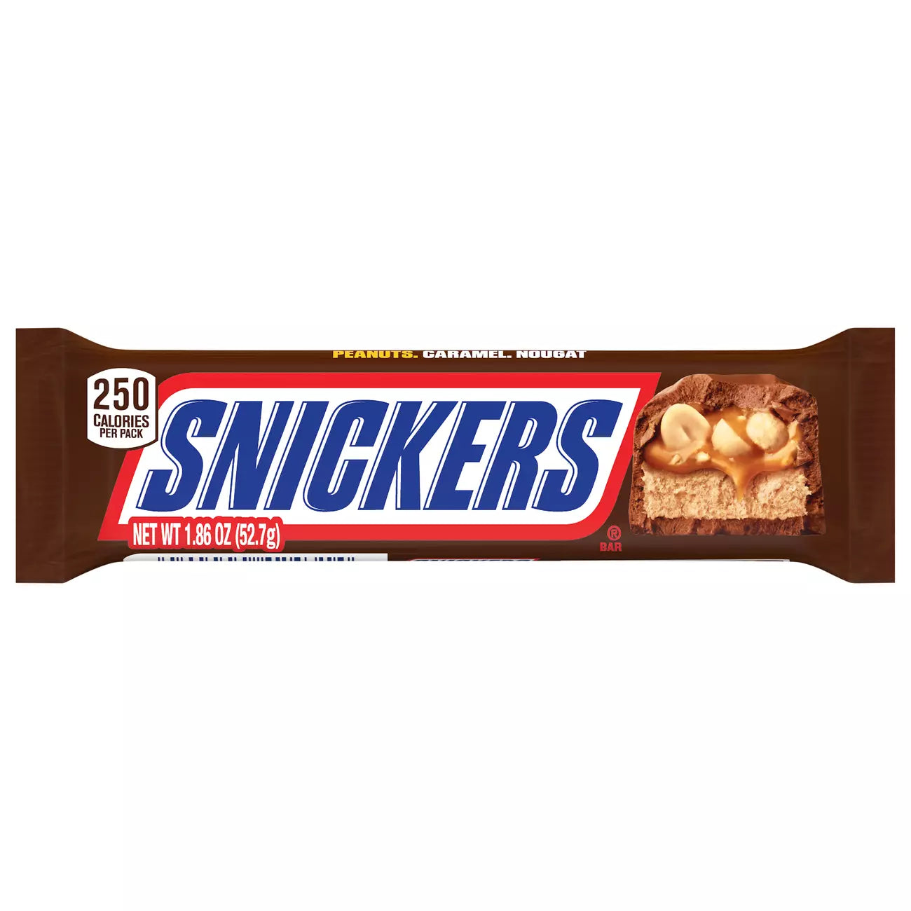 Snickers Chocolate Single Size Candy Bar 1.86 oz