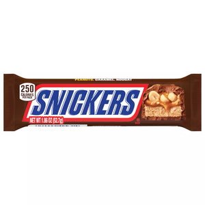 Snickers Chocolate Single Size Candy Bar 1.86 oz