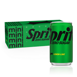 Sprite Zero Sugar Lemon Lime Diet Soda Pop Soft Drinks, 7.5 fl oz, 10 Pack