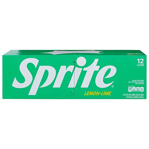 Sprite Soda Pop Lemon Lime 12 pack