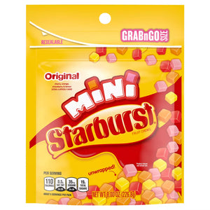 Starburst Original Minis Chewy Candy - Grab & Go Size 8oz