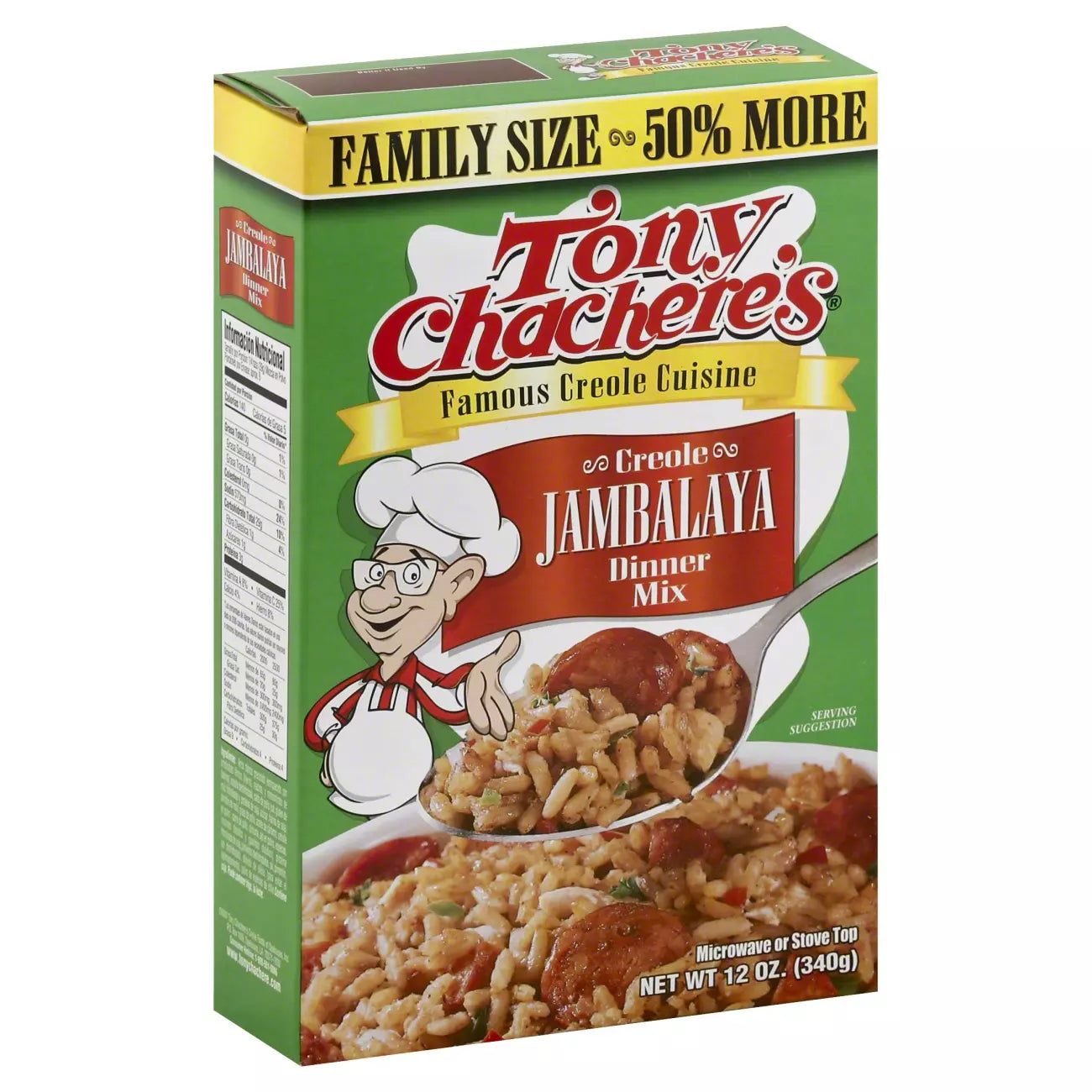 Tony Chachere's Creole Jambalaya Mix 12oz