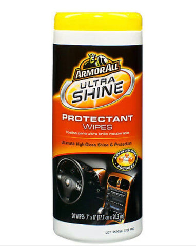 Armor All Ultra Shine Protectant Wipes, 20 wipes
