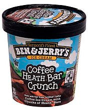 Ben and Jerrys Coffee Heath Bar Crunch 1 pint