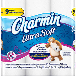 Charmin 9 pack Toilet Paper