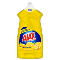 Ajax Ultra Super Liquid Dish Soap, Lemon - 52 fl oz