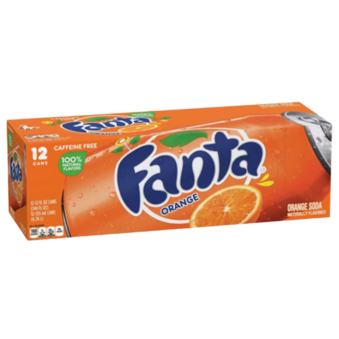 Soda - Orange Fanta Soda, 12 oz., 24/Carton