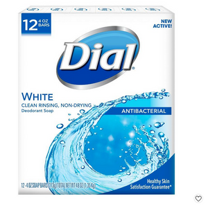 Dial Clean and Refresh White Bar Soap - 12pk - 4oz each