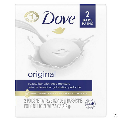 Dove Beauty White Moisturizing Beauty Bar Soap