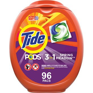 Tide Laundry Pods 3 in 1 Spring Meadows 96 packs