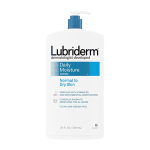 Lubriderm Daily Moisture Hydrating Body and Hand Lotion 24 fl. oz