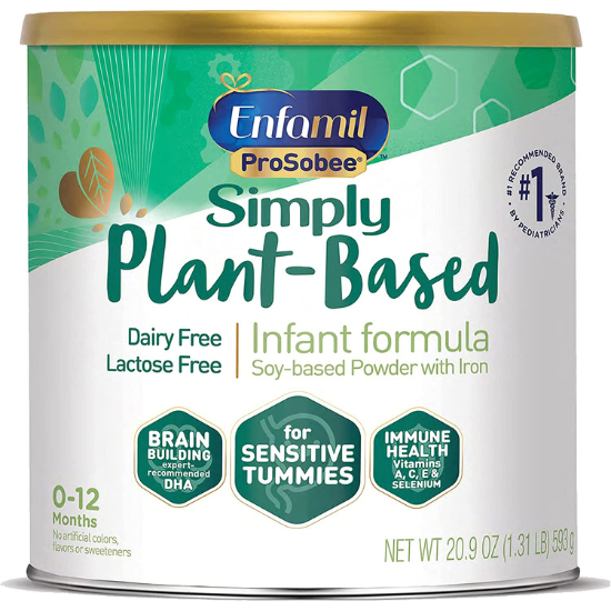 Plant based Baby Formula, 20.9 Oz Powder Can, Enfamil