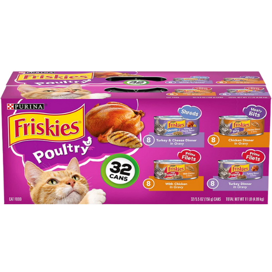 Purina Friskies Gravy Wet Cat Food Variety Pack