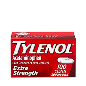 Tylenol Extra Strength Caplets with 500 mg Acetaminophen, Pain Reliever & Fever