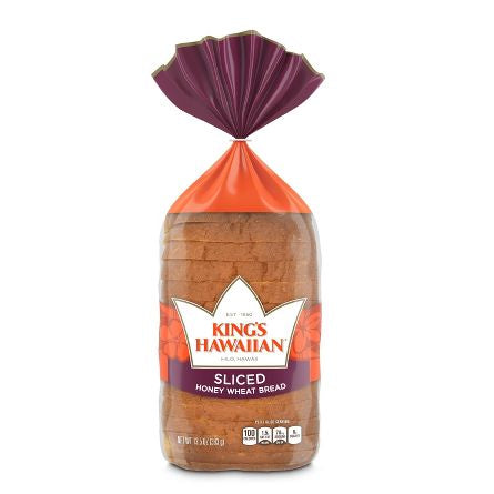 King's Hawaiian Sliced Honey Wheat Bread - 13.5oz
