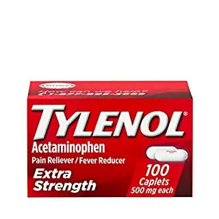 Tylenol Extra Strength Caplets with 500 mg Acetaminophen, Pain Reliever & Fever