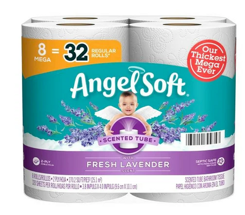 Angel Soft Lavender Scented Toillet Papaer
